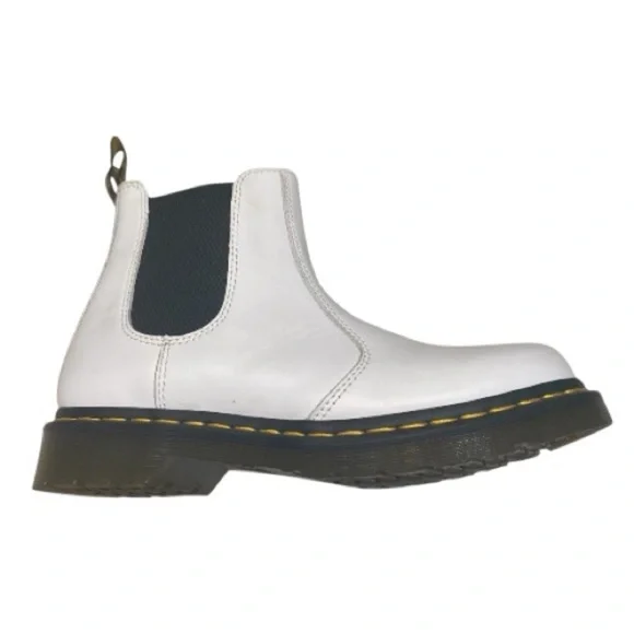 Doc Martins Chelsea Boot in White Smooth Leather Size 9 - Picture 8 of 10